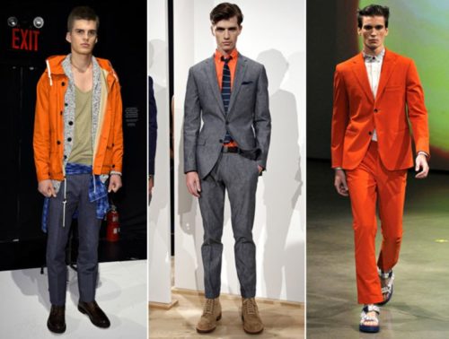 Khi mặc nguyên bộ cam, hãy chọn giày màu khác