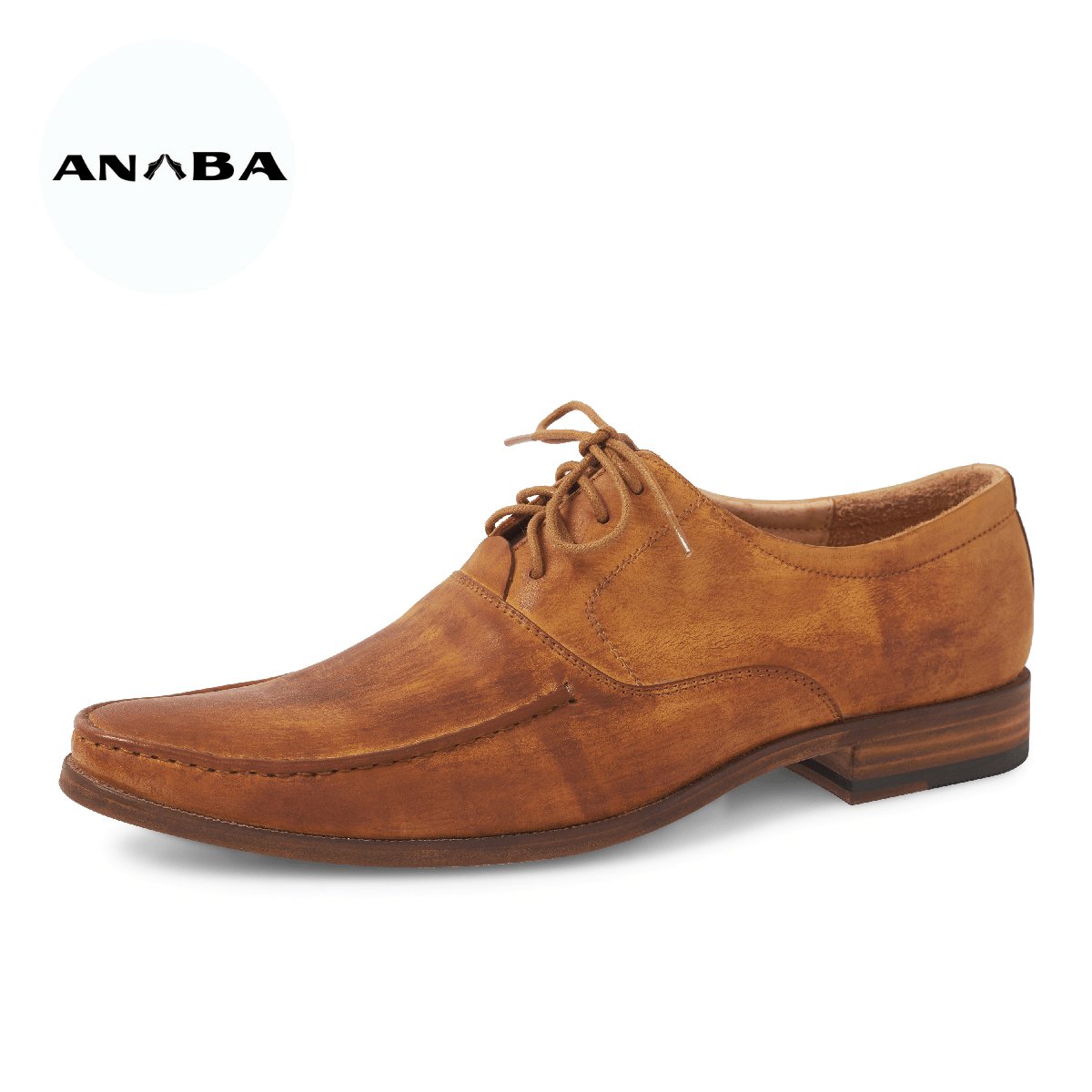 Giày tây da lộn da bò thật 100% từ ANBA